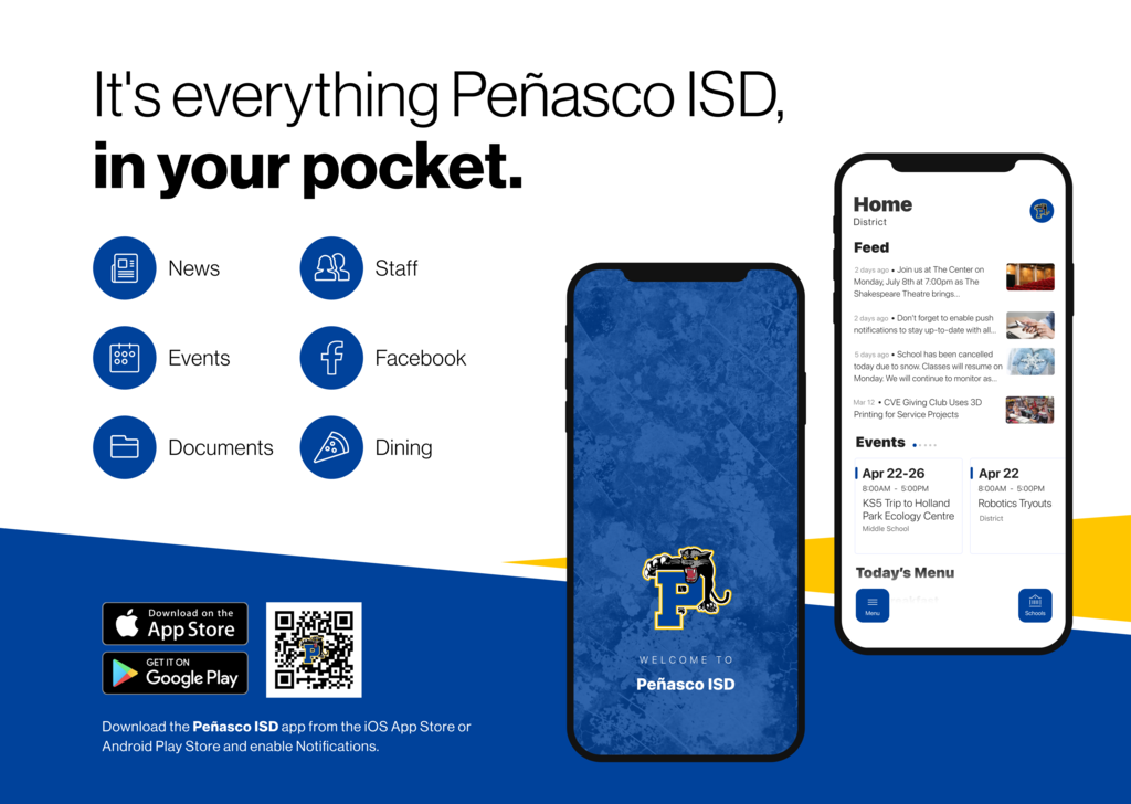 it's everything penasco isd, in your pocket